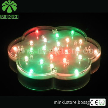 hot wholesale color changing led coaster light flashy for party
